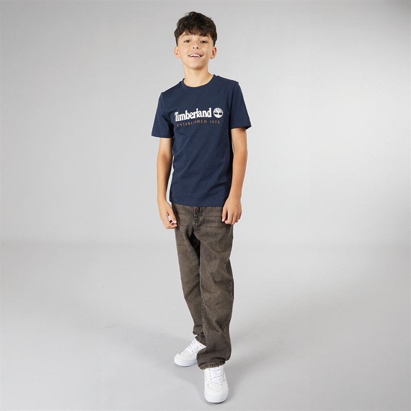 Timberland Jongens T-shirt korte mouw Nacht - Afbeelding 3