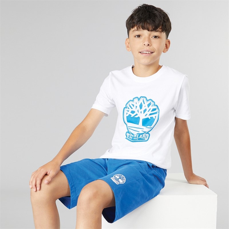 Timberland Jongens Co Ord Set Wit