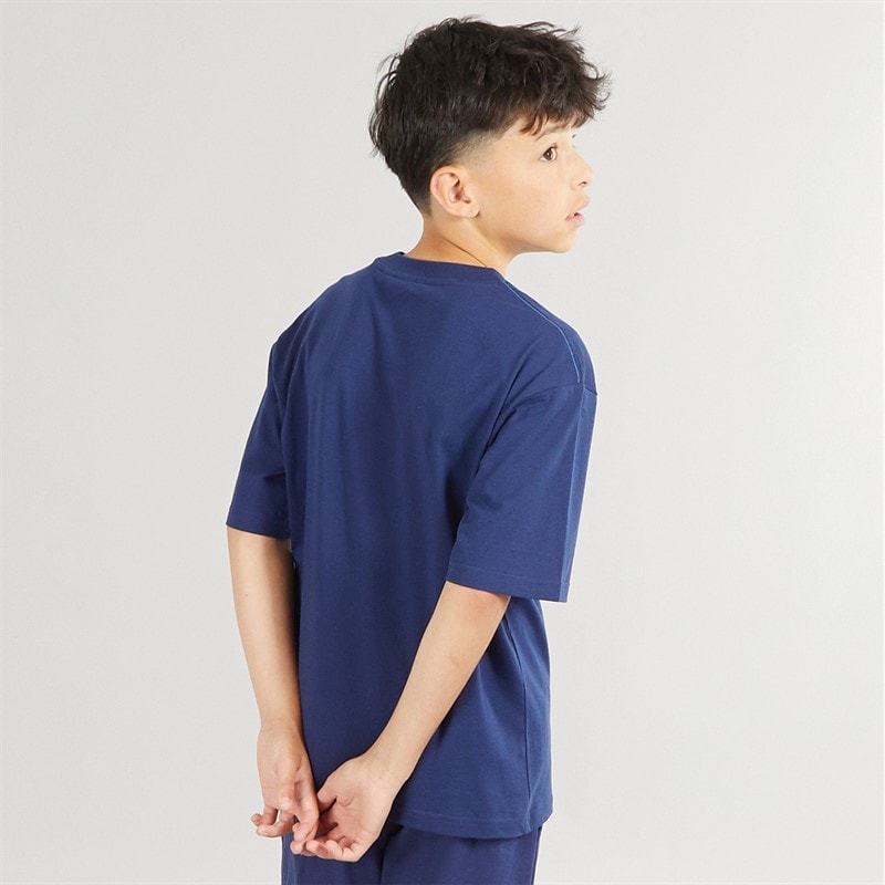 Timberland T-shirt Garçon Manche Courte Bleu Médiéval - Image 2