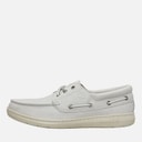 Timberland Chaussures bateau Homme Portofino Pier White Full Grain