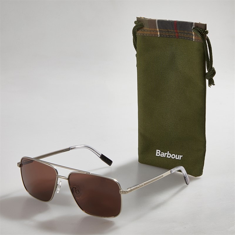 Barbour Herren Sonnenbrillen Matte Silver - Bild 3
