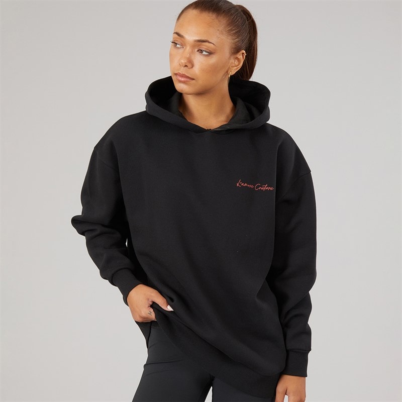 L'amore Couture Dames Soraya Hoodie Zwart - Afbeelding 2
