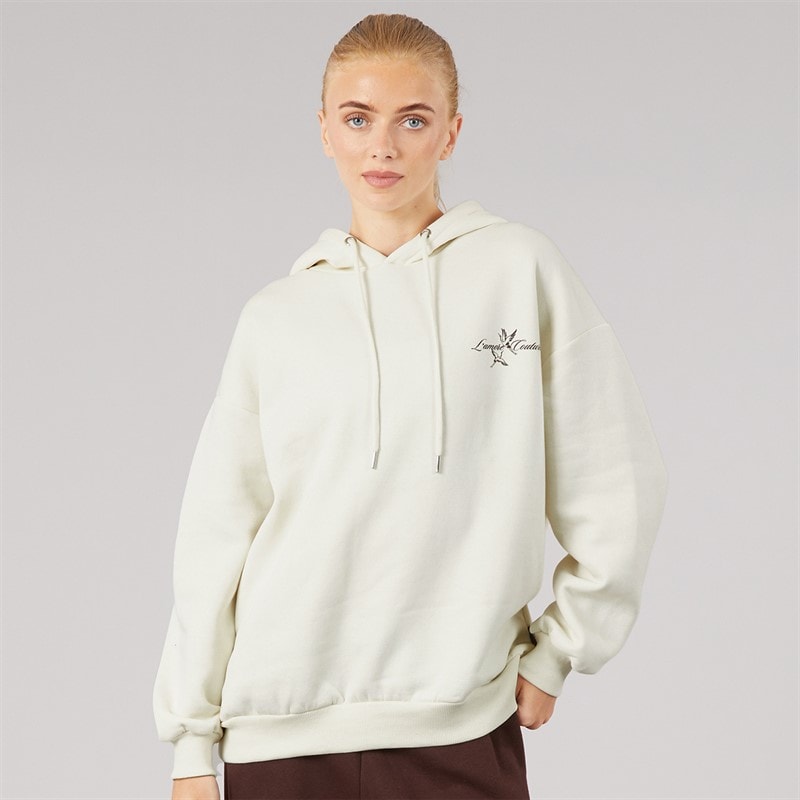 L'amore Couture Damen Japan Hoodie Creme - Bild 5