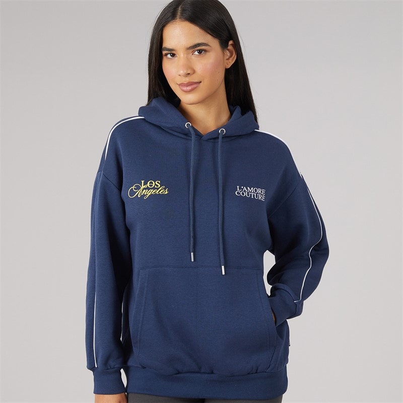 L'amore Couture Dames Waverley Hoodie Marineblauw - Afbeelding 2