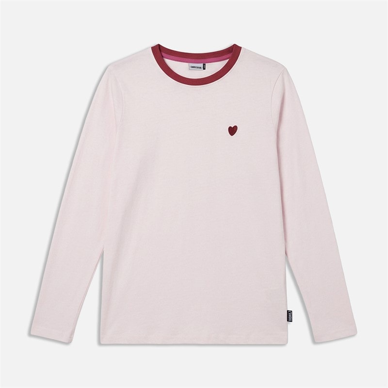 L'amore Couture lot de trois t-shirts à manches longues Eleadora Femme Rayure, Rose, Violet - Image 3