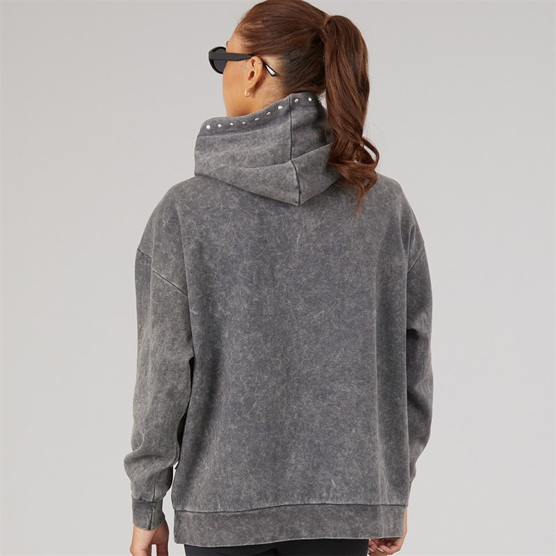 L'amore Couture Dames Lorien Hoodie Charcoal - Afbeelding 2