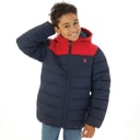 U.S. POLO ASSN. Junge Farbblock Joch Steppjacke Marine Blazer