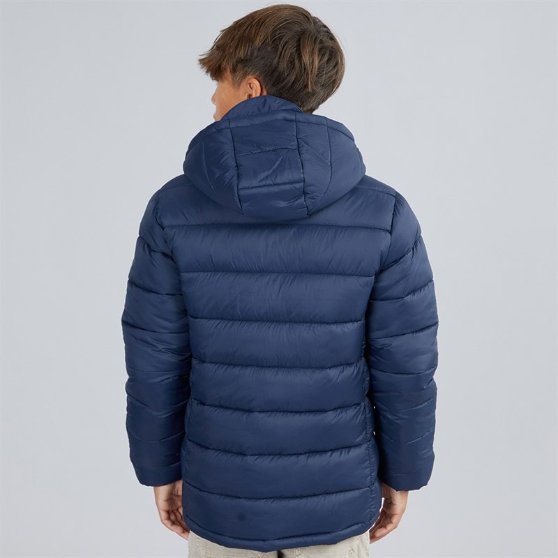 U.S. POLO ASSN. Veste Matelassée à Capuche Garçon Bleu saphir Foncé - Image 2