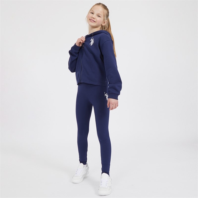 U.S. POLO ASSN. Meisjes Trainingspakken Blauw - Afbeelding 3