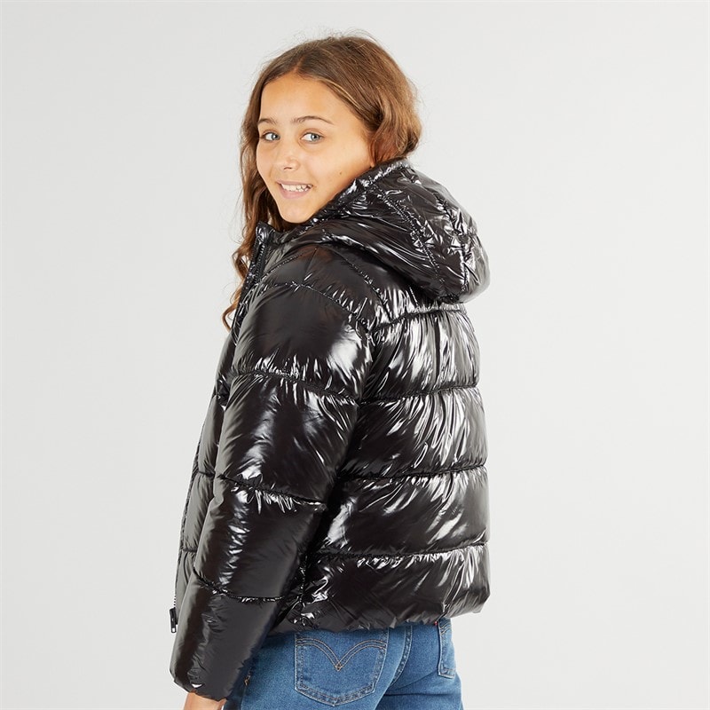U.S. POLO ASSN. Meisjes Puffer Jas Zwart - Afbeelding 2