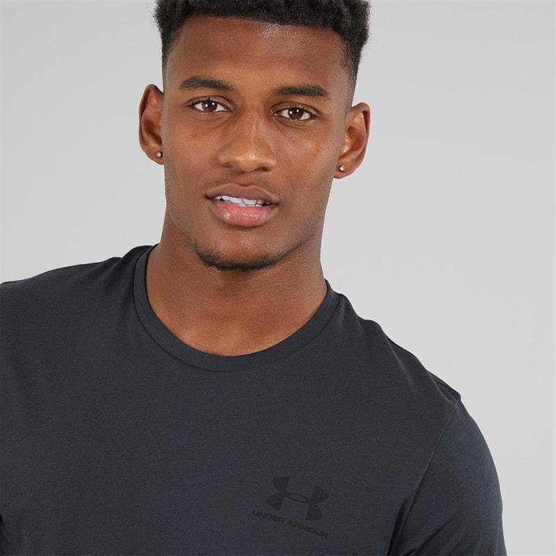Under Armour Tee-Shirt Sportstyle Homme Presque Noir - Image 3