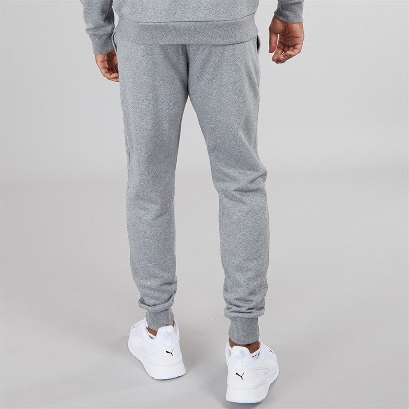 Under Armour Heren UA Rival Fleece Joggingbroek Castlerock Licht Heather/Wit - Afbeelding 2