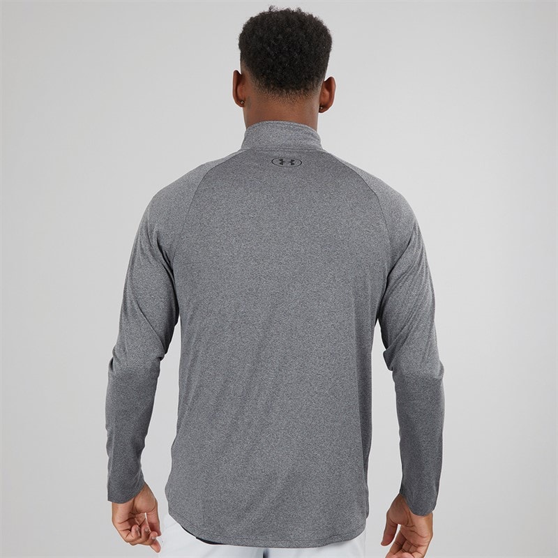 Under Armour Heren UA Tech 2.0 Sports Performance Tops Grijs - Afbeelding 2