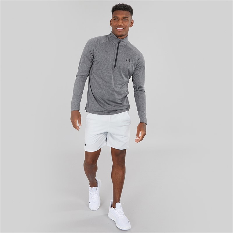 Under Armour Heren UA Tech 2.0 Sports Performance Tops Grijs - Afbeelding 4