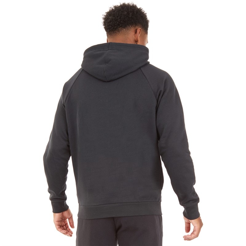 Under Armour Hoodie met Logo voor Heren UA Rival Fleece Zwart/Wit - Afbeelding 2