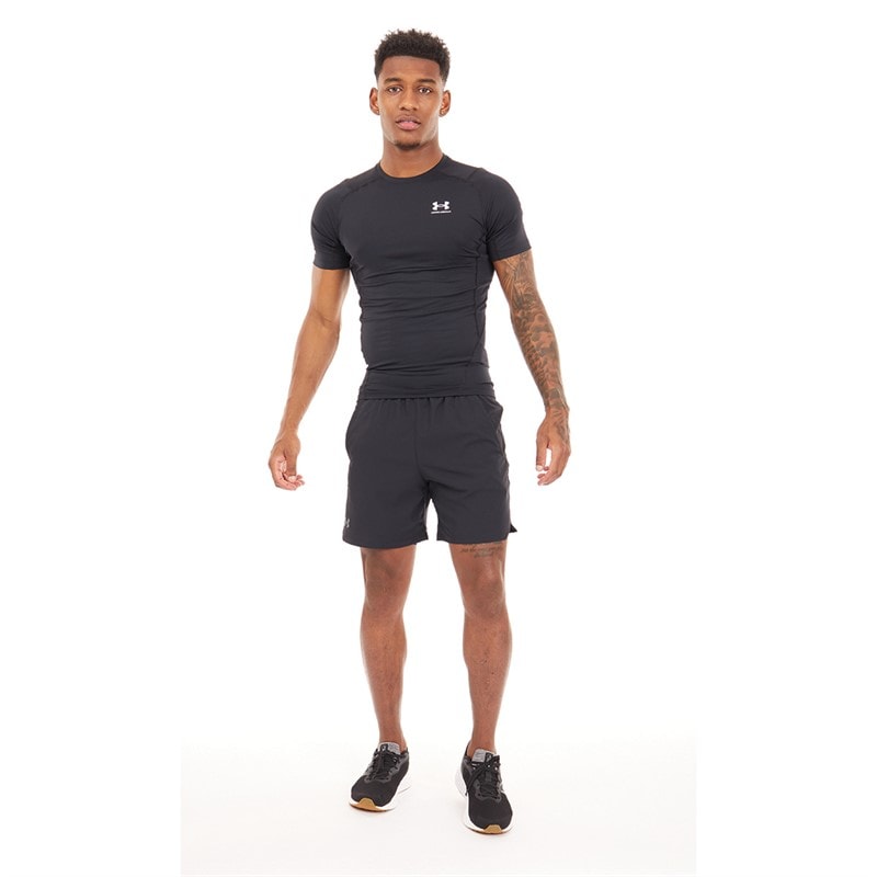 Under Armour Heren UA Vanish Woven 6 Inch Shorts Zwart/Zwartgrijs - Afbeelding 4