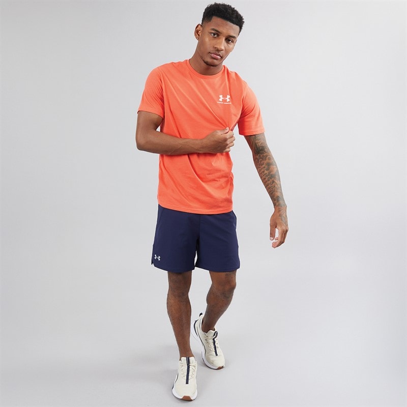 Under Armour Heren UA Vanish Woven 6 Inch Sportperformance shorts Marine - Afbeelding 4