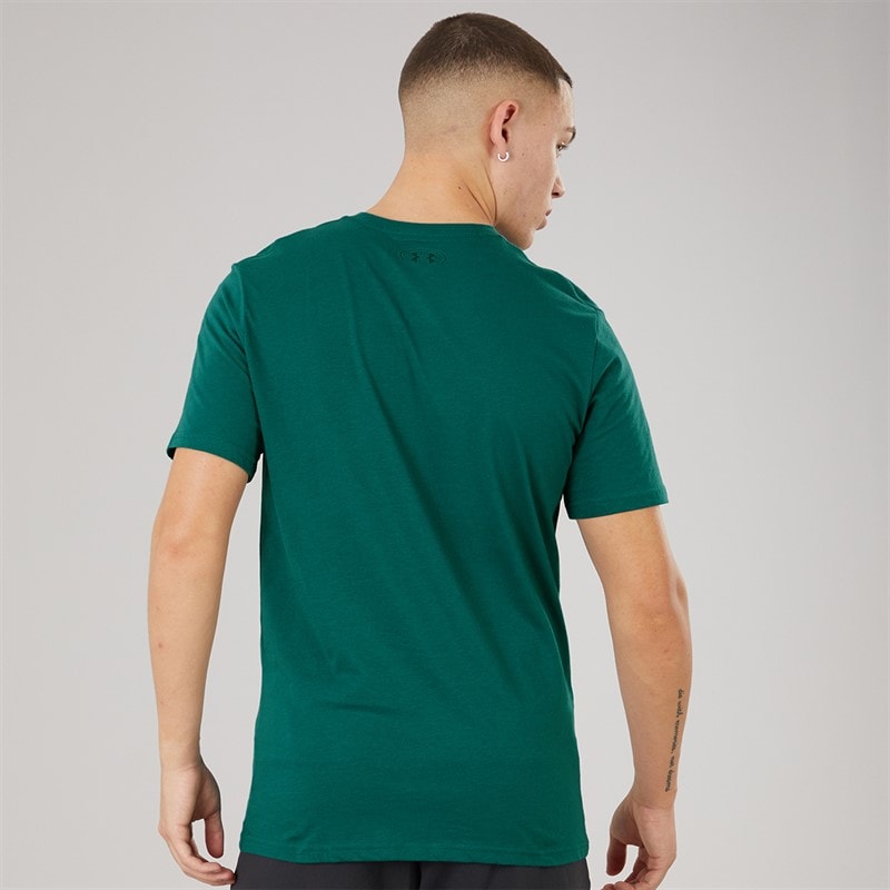 Under Armour Heren UA Sportstyle Left Chest Korte Mouw T-shirt Rack Green/Arden Green - Afbeelding 2