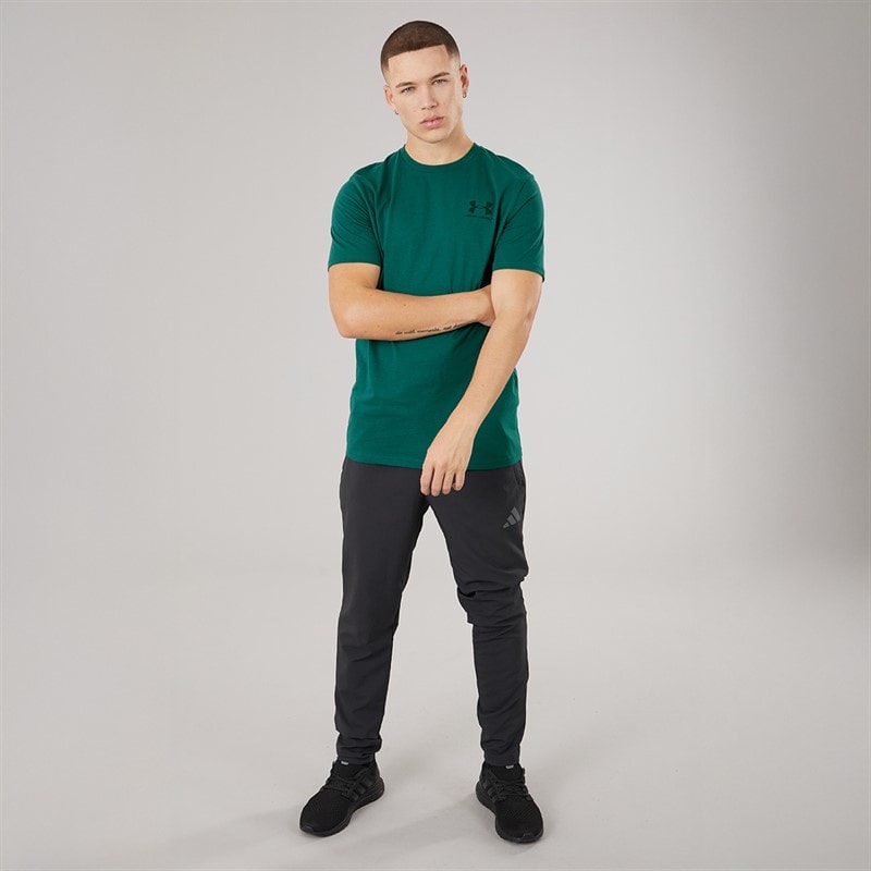 Under Armour Heren UA Sportstyle Left Chest Korte Mouw T-shirt Rack Green/Arden Green - Afbeelding 4