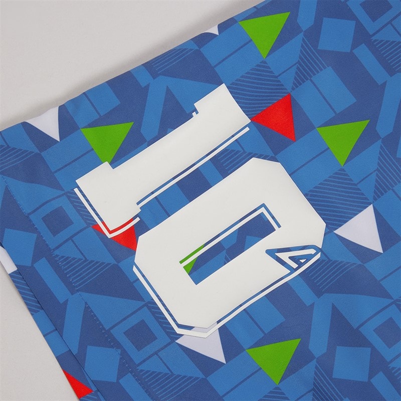 Umbro spodenki kąpielowe typu racer dla niego kolor Niebieski/Czerwony/Zielony/Biały – zdjęcie  5