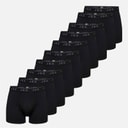 JBS Heren Tien Pak Bamboo Boxers Zwart