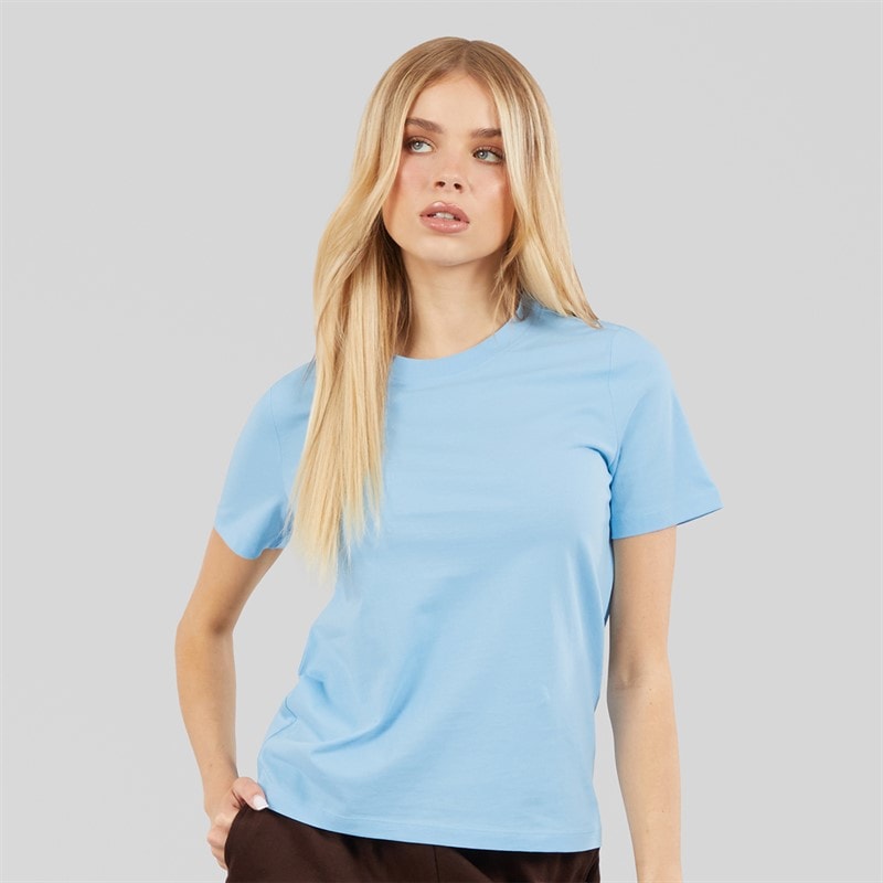Vero Moda Dames Paulina T-shirt Airy Blue
