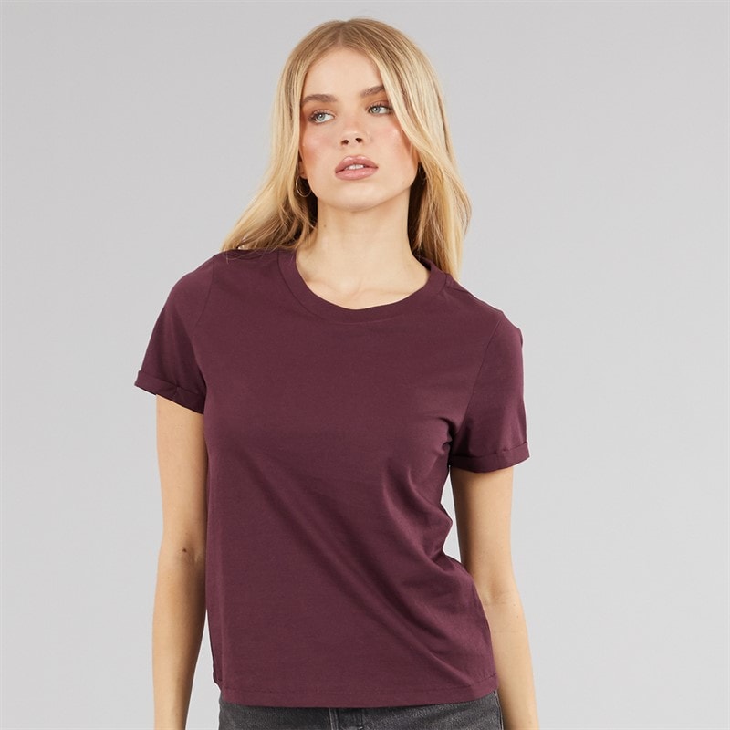 Vero Moda Dames Paula T-shirt Wine Tasting