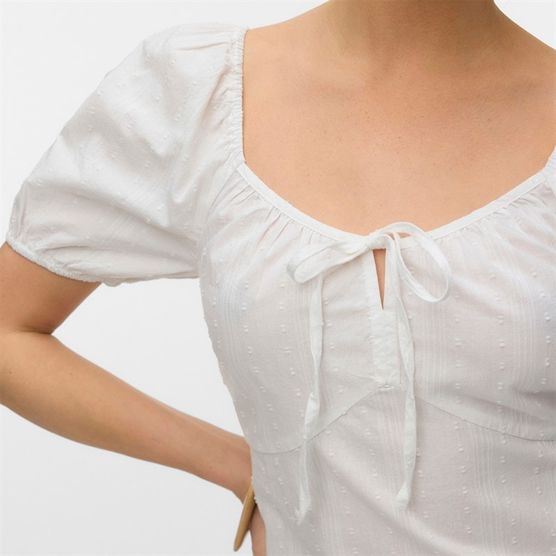 Vero Moda Damen Jutty Kleid Snow White - Bild 3