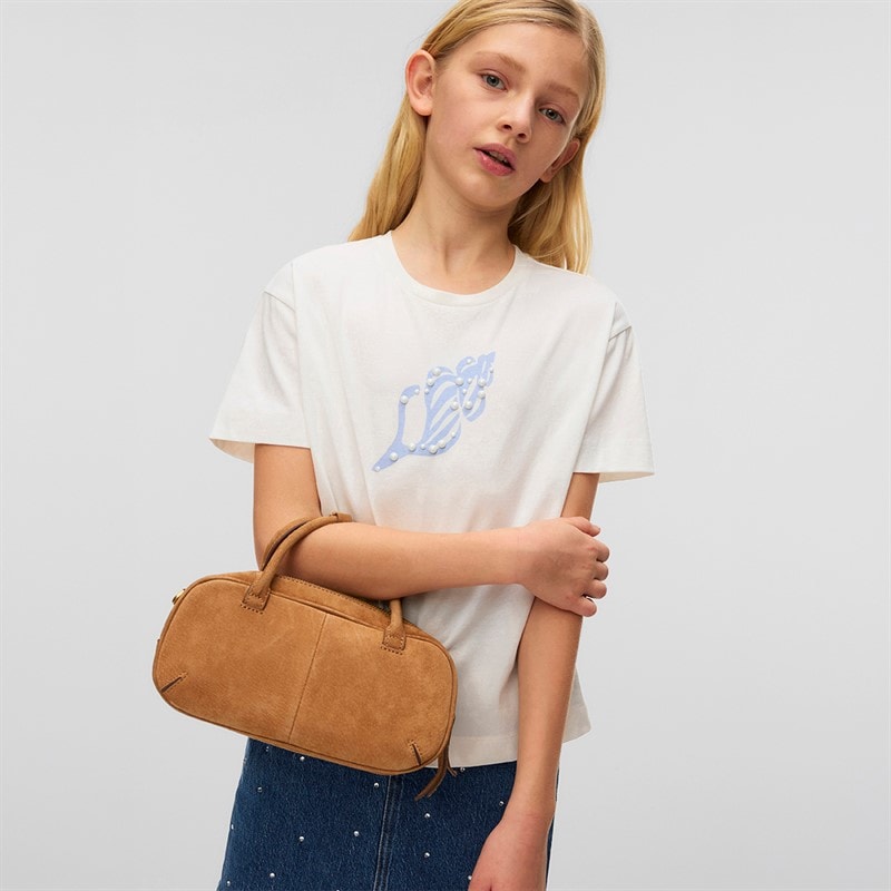 Vero Moda T-shirt Fille Palma Mette Blanc Neige - Image 1
