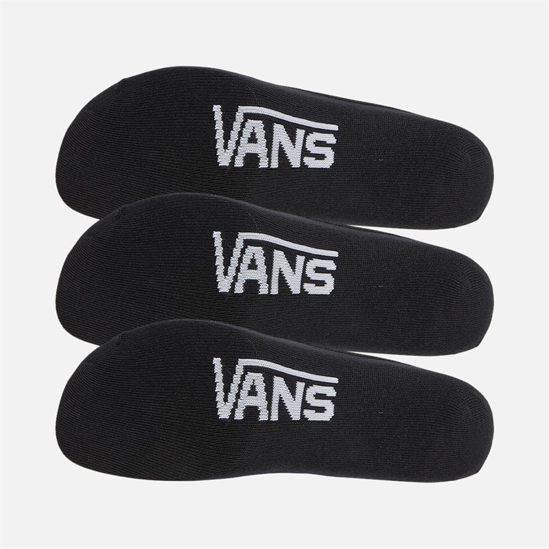 Vans Damen Klassisch Drei Paar Super Keine Sichtbar Socken Schwarz / Weiss - Bild 2
