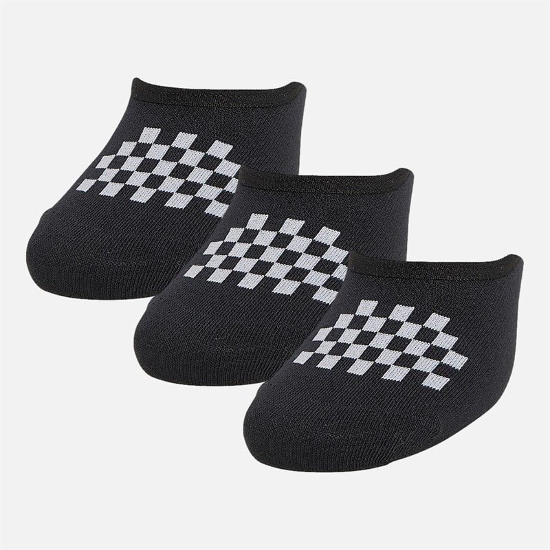 Vans Damen Klassisch Drei Paar Super Keine Sichtbar Socken Schwarz / Weiss - Bild 3