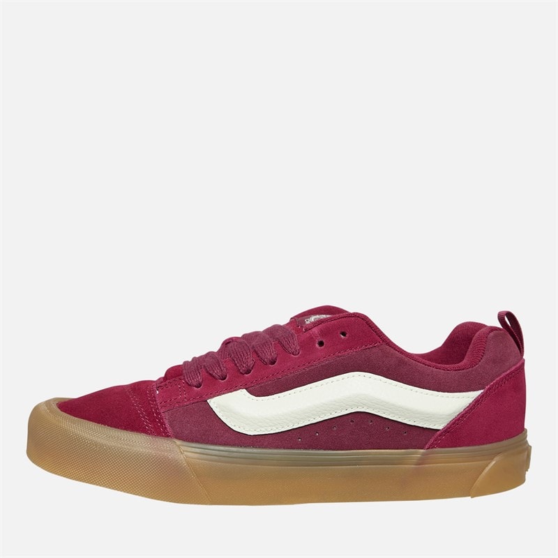 Vans Baskets Knu Skool Homme rouge Foncé/gomme
