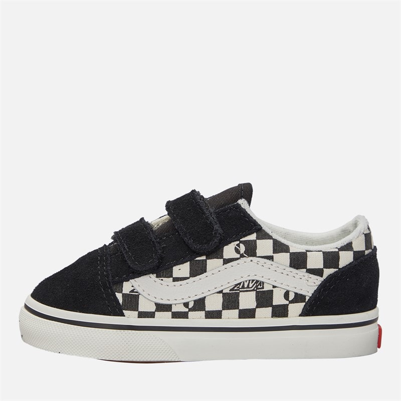 Vans sneakersy niemowlęce Old Skool na rzepy kolor Czarny – zdjęcie  1