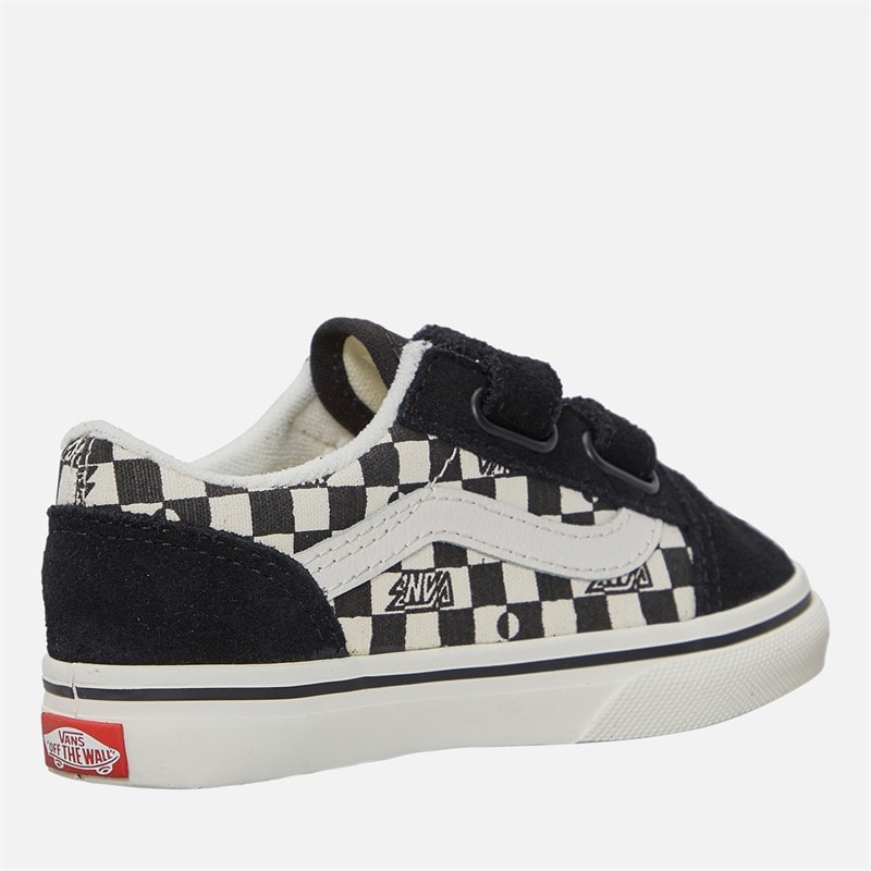 Vans sneakersy niemowlęce Old Skool na rzepy kolor Czarny – zdjęcie  5