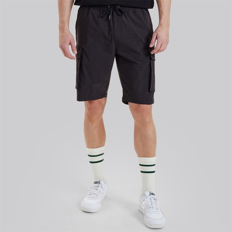 Resteröds Heren Cargo Shorts Zwart