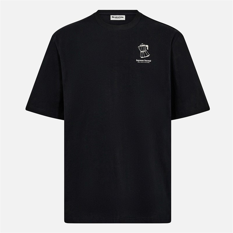 Resteröds Heren Tas Print T-shirt Zwart - Afbeelding 1