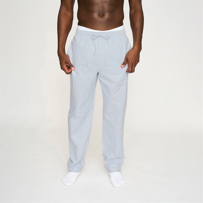 Resteröds Heren Sandman Pyjamabroek Blauw
