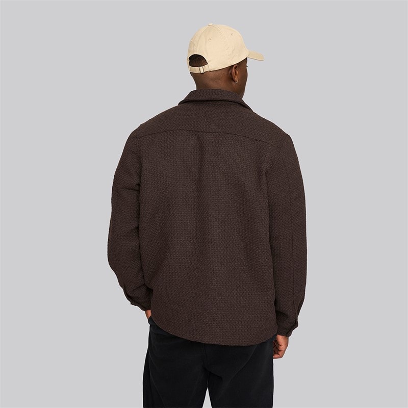 Resteröds Heren Leo Overshirt Bruin - Afbeelding 2