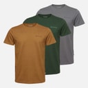 Resteröds Herren 3er-Pack T-Shirts Multicolour