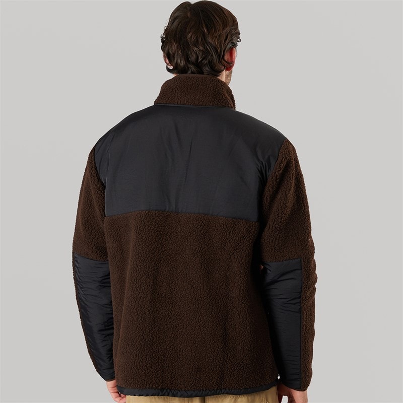 Resteröds Polaire zippée à panneaux Homme Brun - Image 2