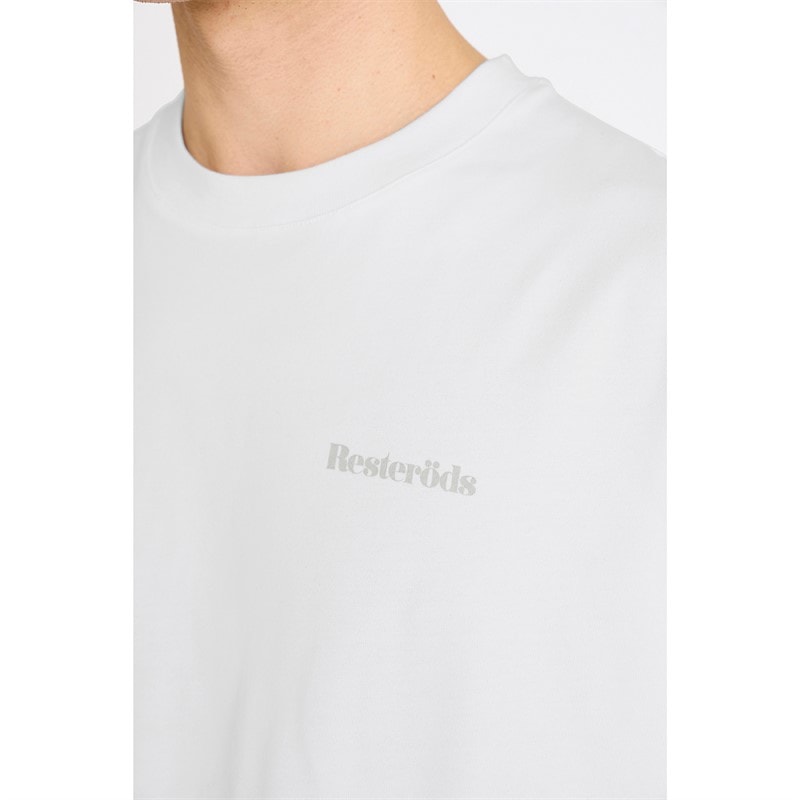 Resteröds T-shirt z nadrukiem dla niego kolor Biały – zdjęcie  3