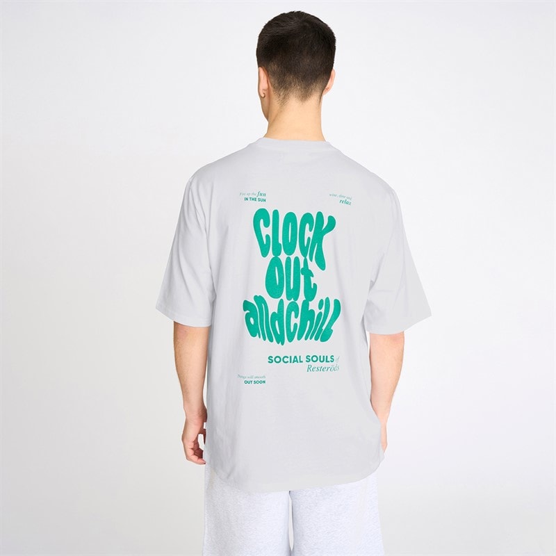 Resteröds T-shirt Homme imprimé Tas Blanc - Image 1