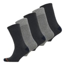 WEATHERPROOF Chaussettes thermiques homme, lot de 5, Gris/Marine
