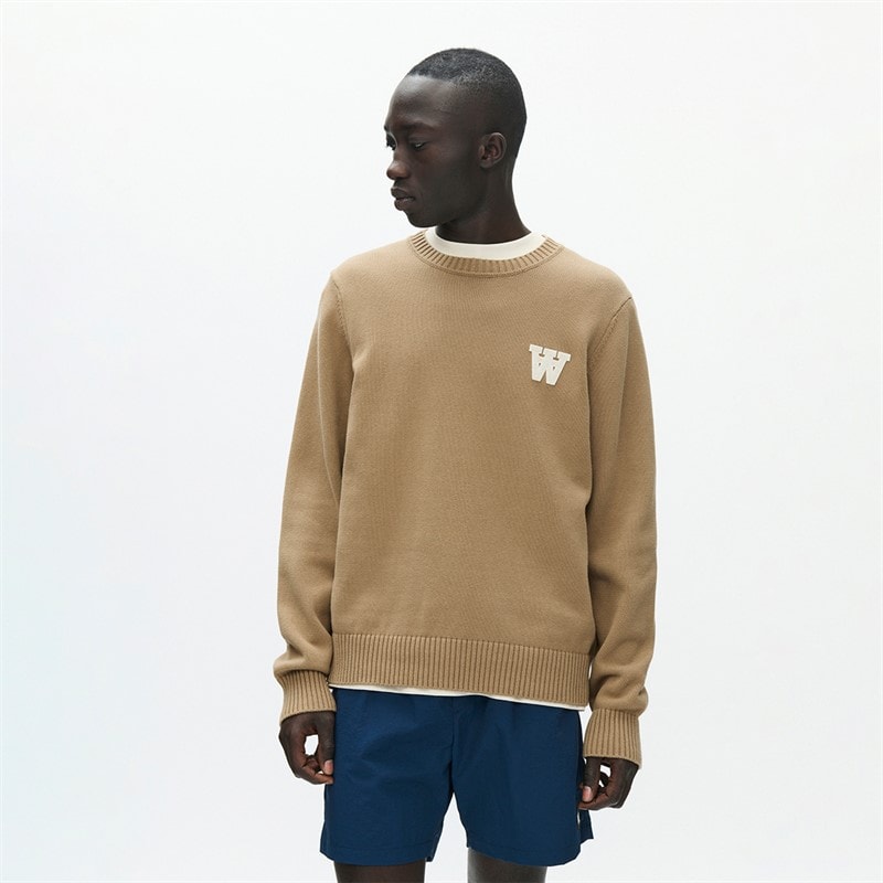Wood Wood Pull en tricot Tay Homme Ermine
