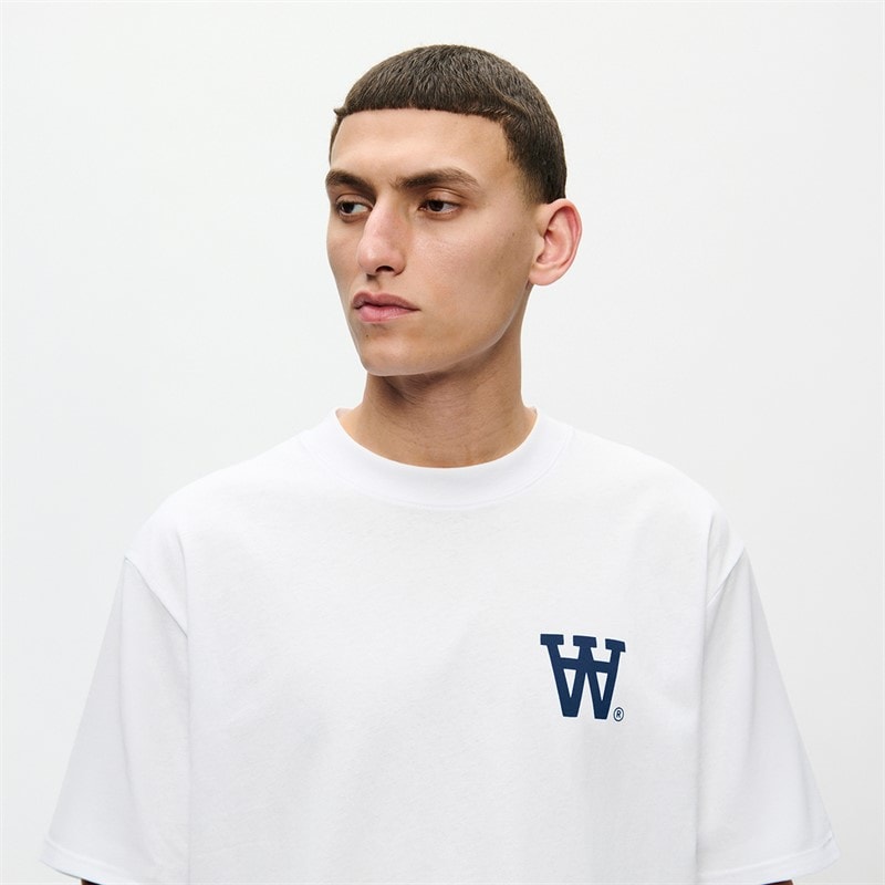 Wood Wood Herren Liam T Shirt Bright White Np - Bild 4