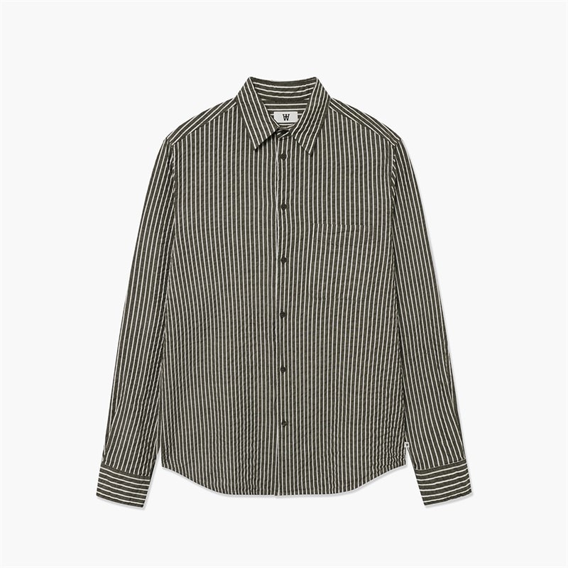 Wood Wood Heren Adrian Shirt Delicioso Stripe - Afbeelding 3
