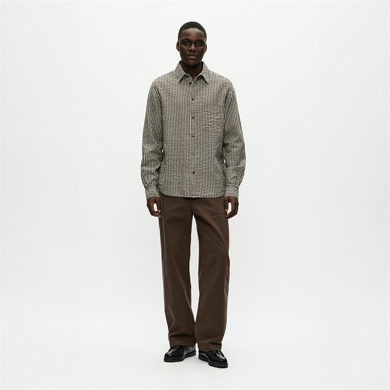 Wood Wood Heren Adrian Shirt Delicioso Stripe - Afbeelding 4