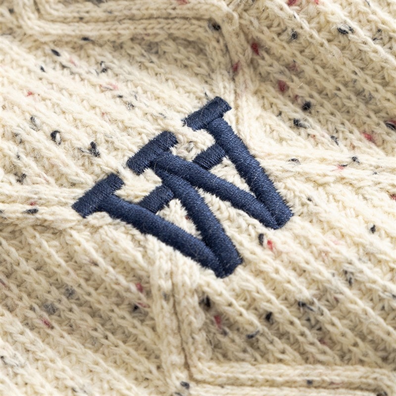 Wood Wood Herren Lamin Gestrickter Pullover Mondenlicht - Bild 4