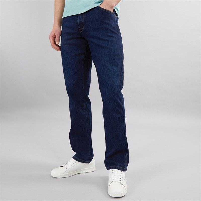 Wrangler Heren Texas Straight jeans Blauw - Afbeelding 1