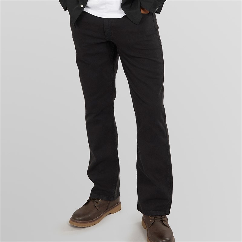 Wrangler Bootcut jeans dla niego kolor czarny